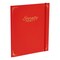 New York Central Eternity Ninety Flat Book- 8x10" Sketch Watercolor Journal, Pack of 10- Red Soft Paperback- Watercolor Sketchbook w/ Elastic Band, 100 Total Sheets 100% Cotton, 90 lb Cold-Pressed